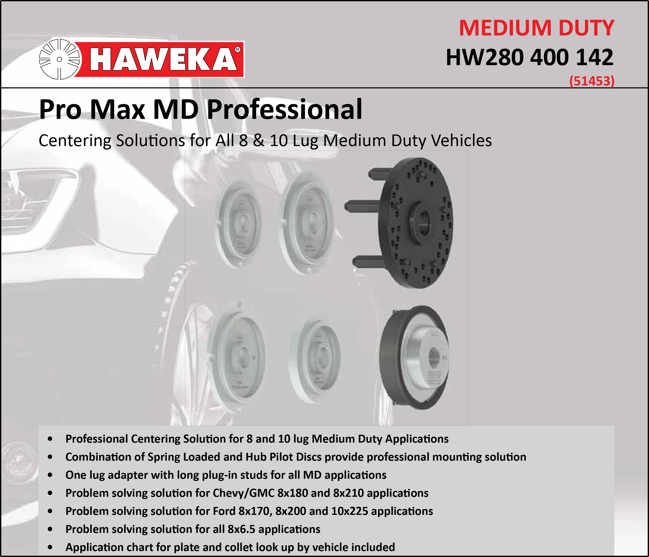 ProMax MD Medium Duty Precision Centering Kit HW280 400 142 1